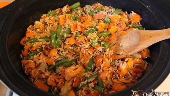 ШАГ 6. рис басмати с овощами