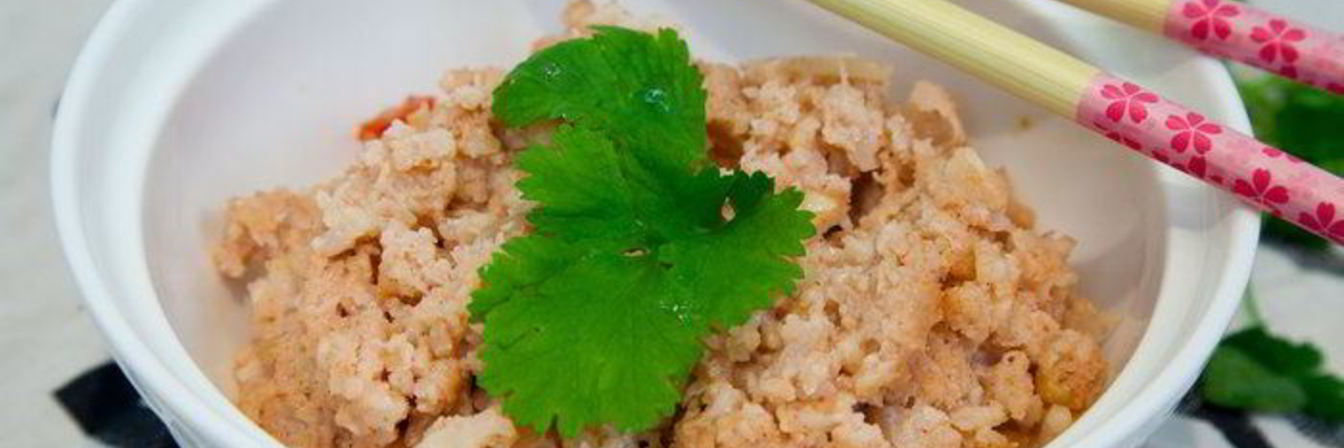 Рис из цветной капусты с овощами