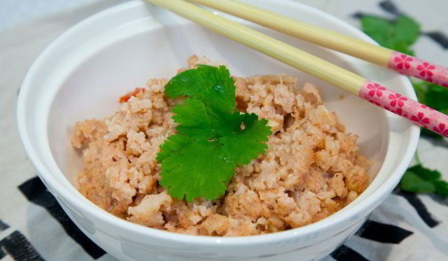 Рецепт рис из цветной капусты с овощами