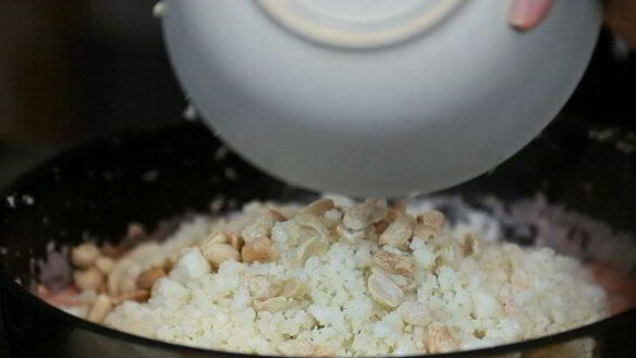 ШАГ 5. рис из цветной капусты с овощами