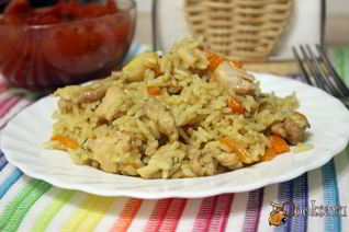 Рис курицей Лимонный аромат в мультиварке