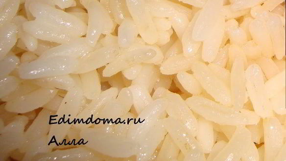 ШАГ 6. рис отварной в микроволновке