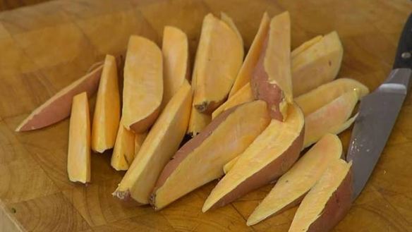 ШАГ 3. рис с бататом, клюквой и гранатом