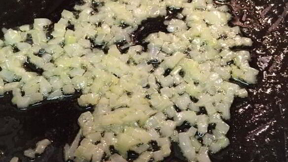 ШАГ 4. рис с грибами и овощами