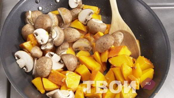 ШАГ 5. рис с грибами