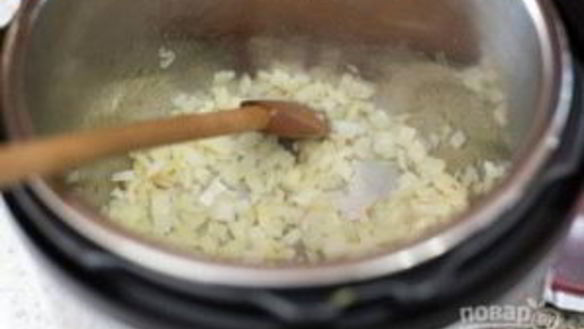 ШАГ 2. рис с курицей и грибами в скороварке