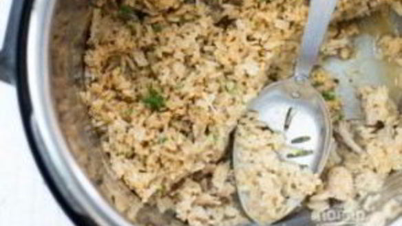 ШАГ 8. рис с курицей и грибами в скороварке