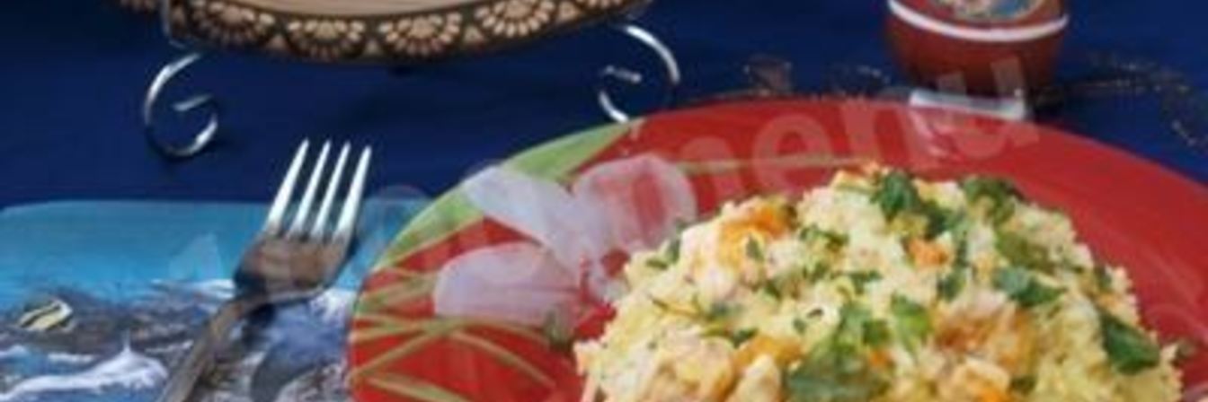 Рис с курицей по-египетски в духовке