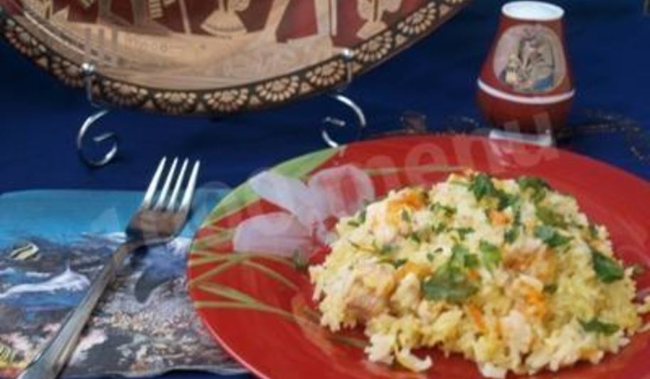 Рецепт рис с курицей по-египетски в духовке
