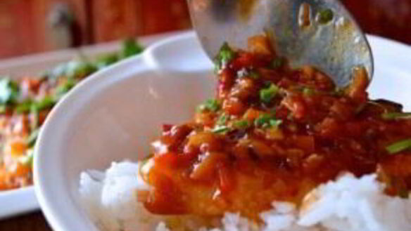 ШАГ 5. рис с рыбой