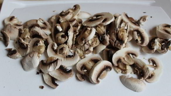 ШАГ 3. рис с шампиньонами и цуккини