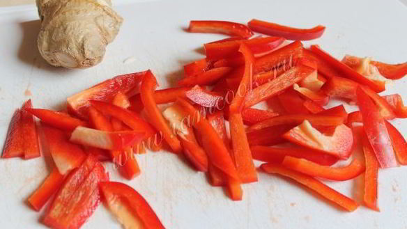 ШАГ 4. рис с шампиньонами и цуккини