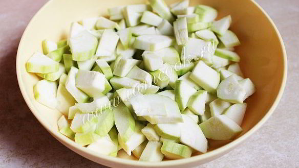 ШАГ 5. рис с шампиньонами и цуккини