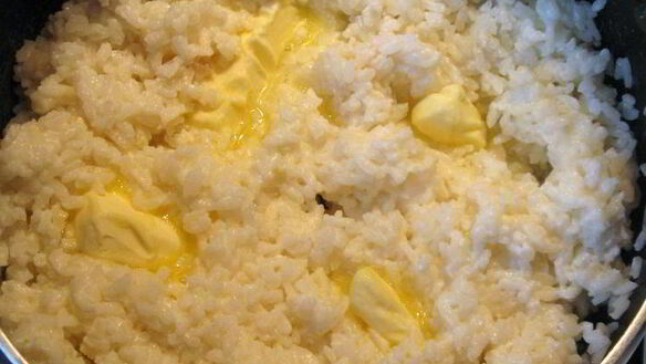 ШАГ 4. рис, сваренный в молоке
