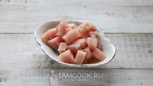 ШАГ 6. тушеная чечевица с опятами и куриным филе