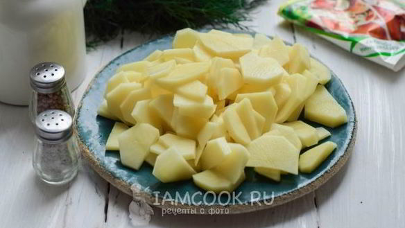 ШАГ 4. жареная картошка с фаршем на сковороде