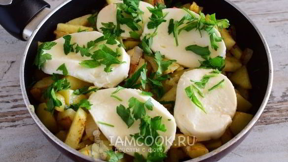 ШАГ 10. жареная картошка с сыром