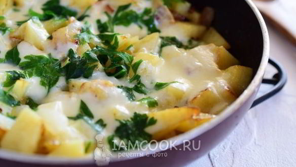ШАГ 13. жареная картошка с сыром