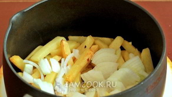 ШАГ 9. жареная картошка со шкварками