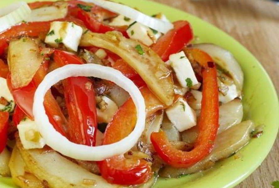 Жареный картофель по-гречески