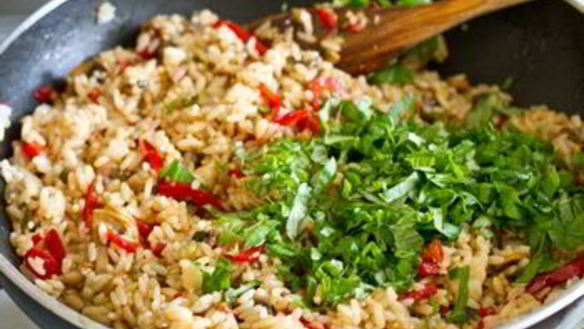 ШАГ 6. жареный рис с овощами