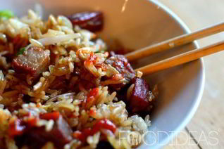 Жареный рис со свининой, китайская классика