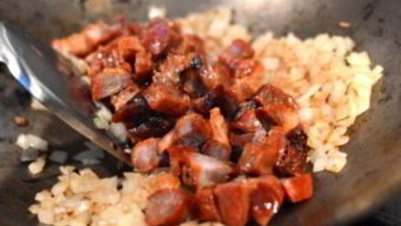 ШАГ 2. жареный рис со свининой, китайская классика