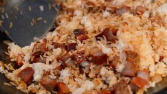 ШАГ 3. жареный рис со свининой, китайская классика