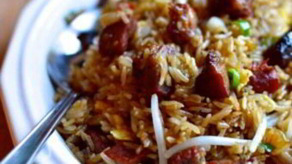 ШАГ 7. жареный рис со свининой, китайская классика