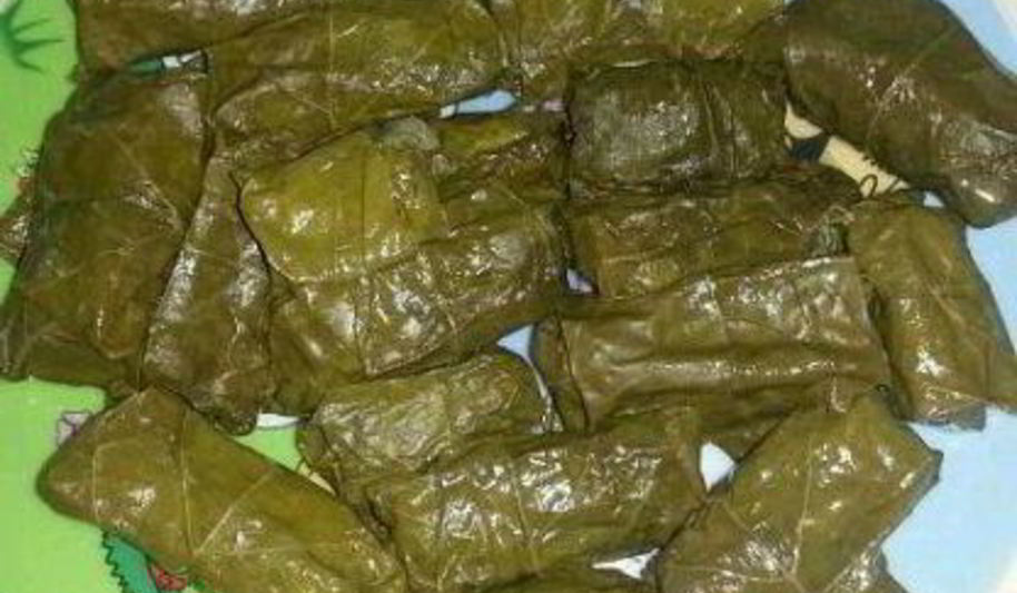 Рецепт азербайджанская долма из свежих виноградных листьев