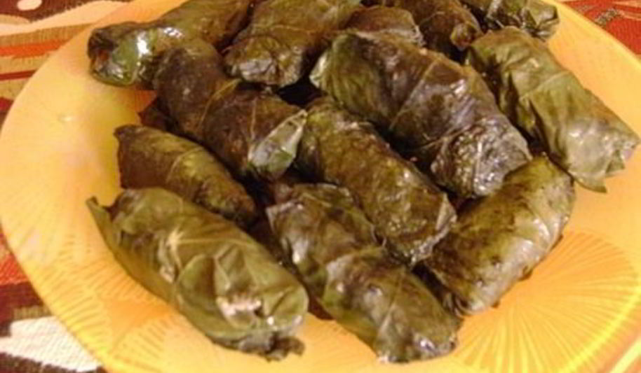 Рецепт долма с виноградным листом