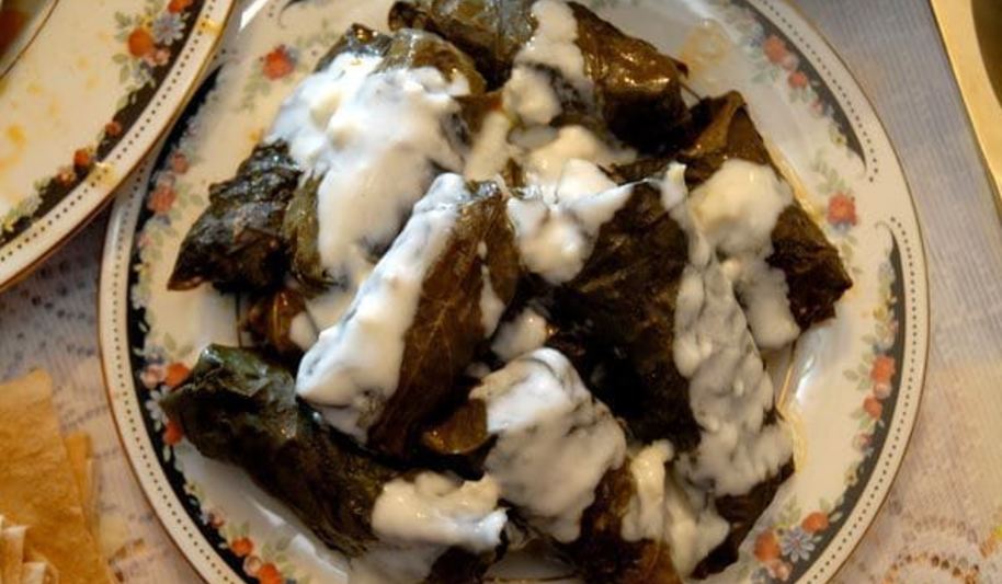 Рецепт долма с виноградными листиками