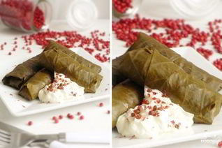 Долма в виноградных листьях в мультиварке