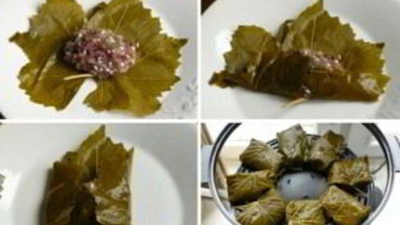 ШАГ 3. долма в виноградных листьях в мультиварке