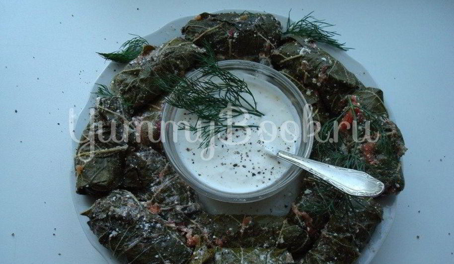 Рецепт долма в виноградных листьях