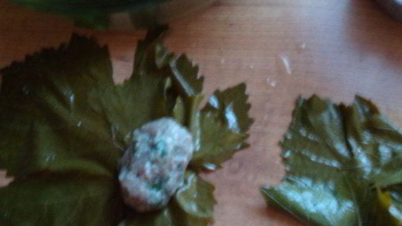 ШАГ 3. долма в виноградных листьях