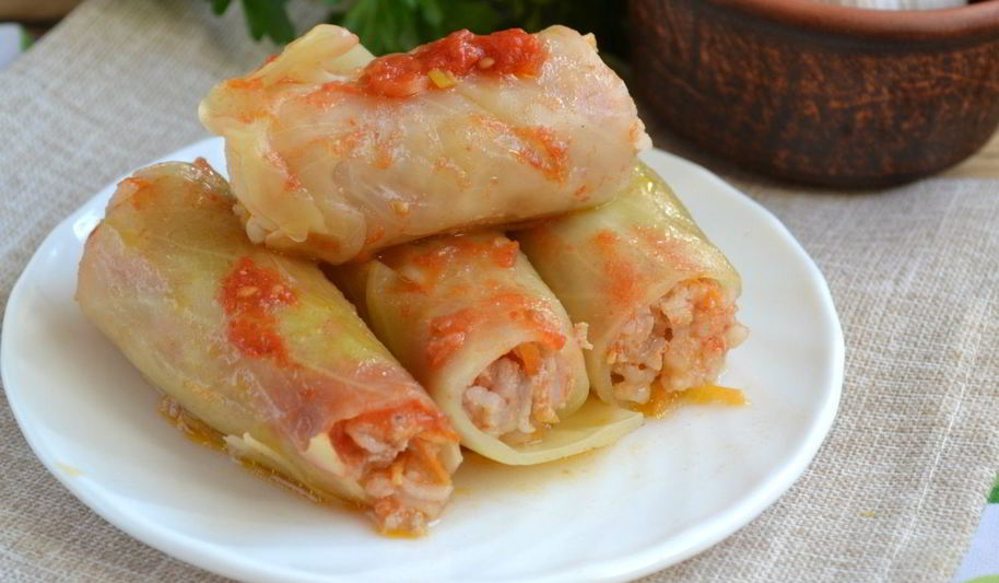 Рецепт голубцы, фаршированные мясом и рисом