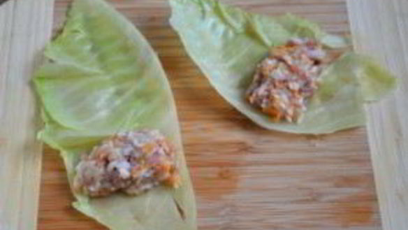 ШАГ 7. голубцы, фаршированные мясом и рисом