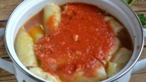 ШАГ 10. голубцы, фаршированные мясом и рисом