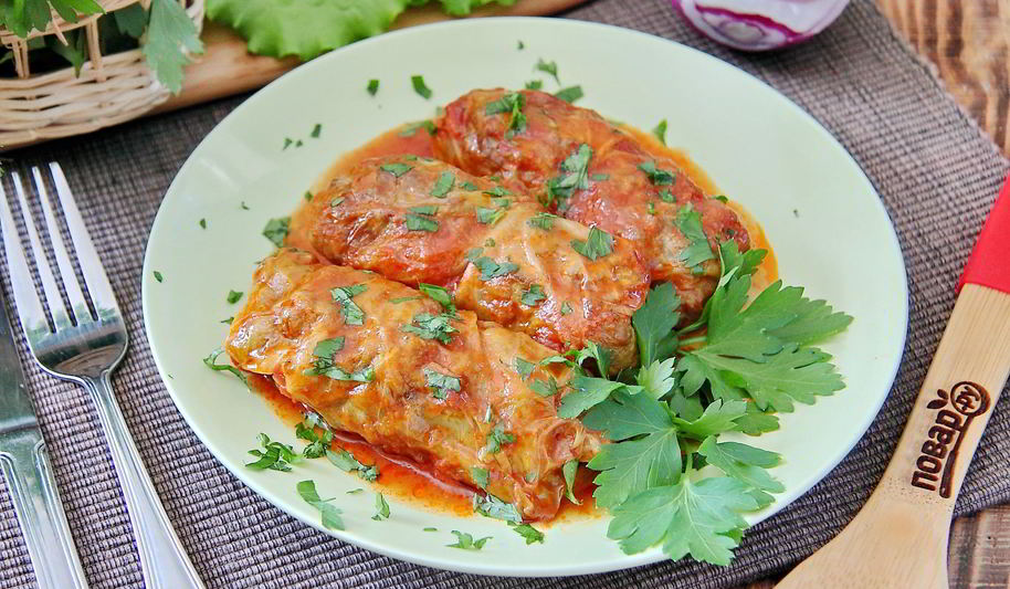 Рецепт голубцы из молодой капусты с фаршем и чечевицей