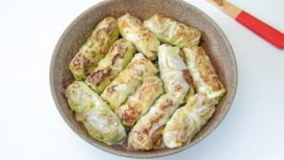 ШАГ 9. голубцы из молодой капусты с фаршем и чечевицей