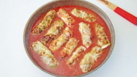 ШАГ 10. голубцы из молодой капусты с фаршем и чечевицей