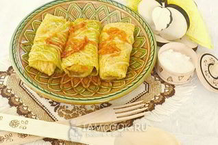 Голубцы из савойской капусты
