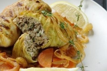 Голубцы с бараниной