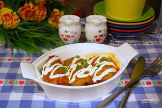 Голубцы с фаршем и рисом