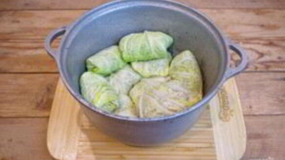 ШАГ 5. голубцы с фаршем и рисом