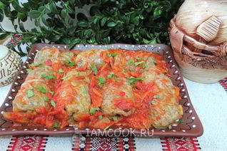 Голубцы с гречкой и грибами