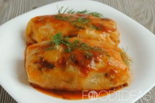 Голубцы с грибами