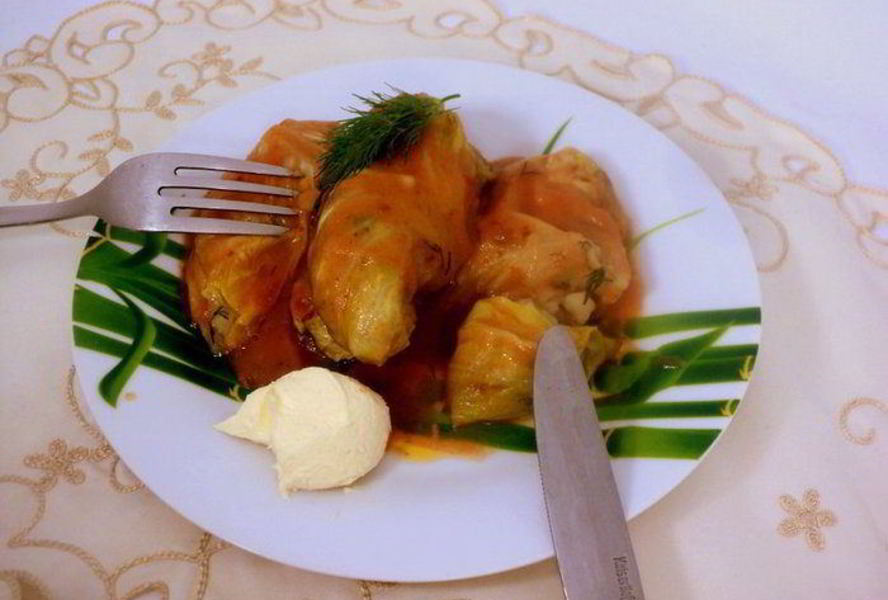 Голубцы с картофелем и грибами