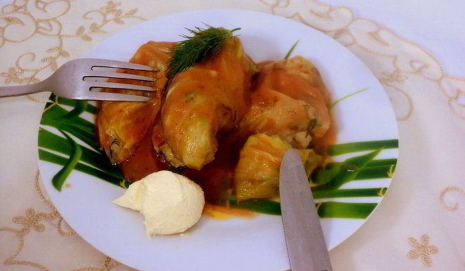 Рецепт голубцы с картофелем и грибами